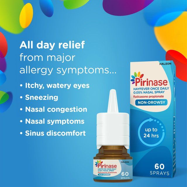 Pirinase Hayfever Nasal Spray 24 Hour Congestion Relief   60ml