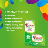Piriteze Hayfever &amp;amp; Allergy Relief Antihistamine Cetirizine   14 per pack