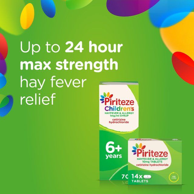 Piriteze Hayfever &amp;amp; Allergy Relief Antihistamine Cetirizine   7 per pack