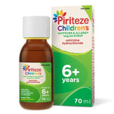 Piriteze Hayfever &amp;amp; Allergy Syrup Sugar Free Age 6+   70ml