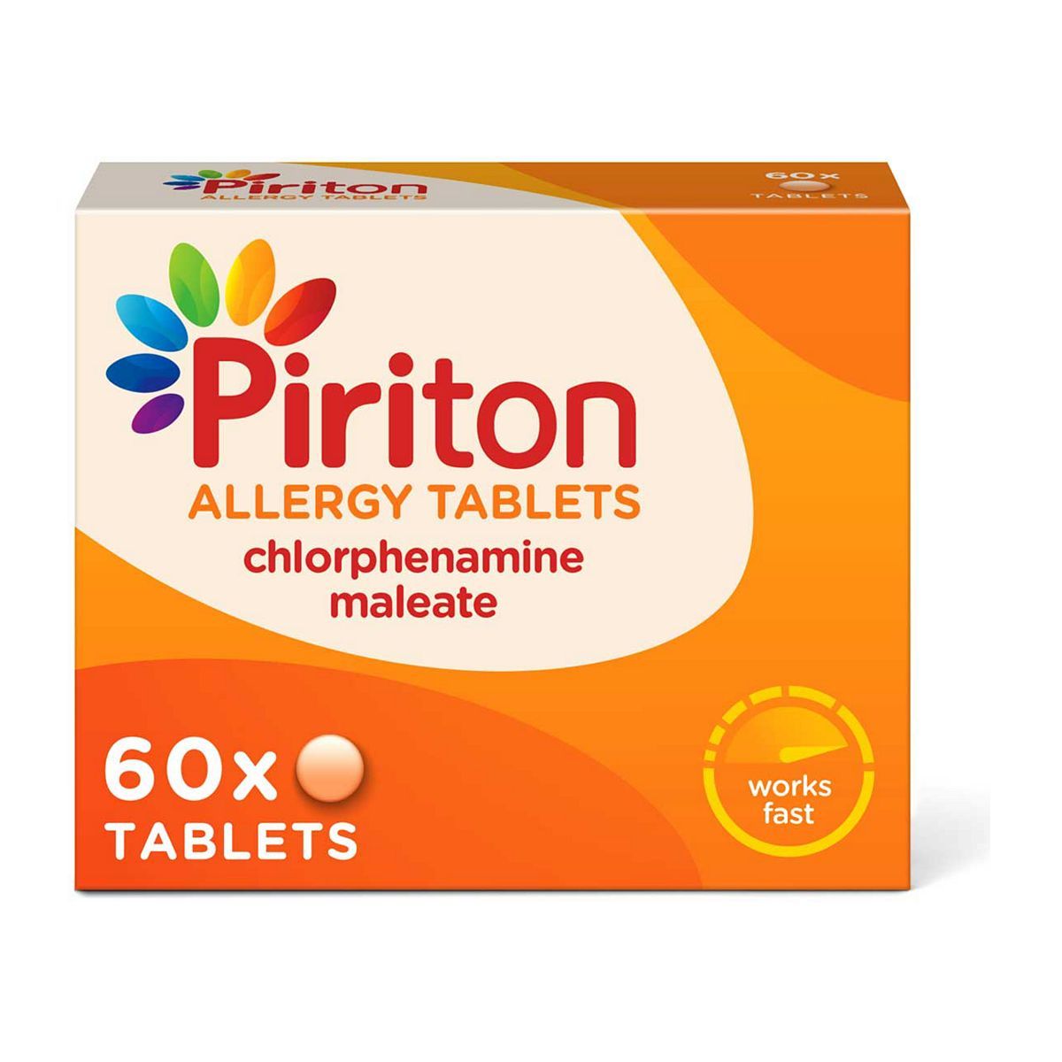 Piriton Antihistamine Allergy Relief Tablets &amp;ndash; Pack of 60