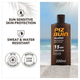 Piz Buin Allergy Sensitive SPF 15 Sun Lotion   200ml