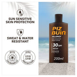 Piz Buin Allergy Sensitive SPF 30 Sun Lotion   200ml