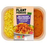 Plant Pioneers Vegan Tikka Masala &amp;amp; Pilau Rice Ready Meal for 1 400g