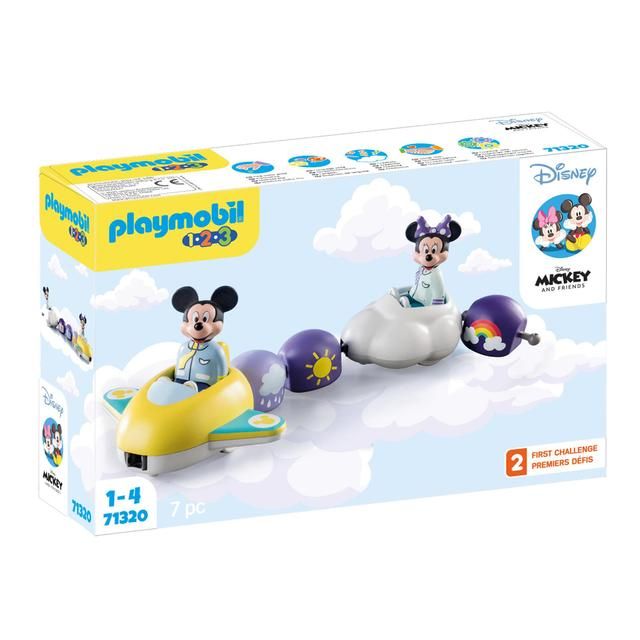 Playmobil 71320 1.2.3 &amp;amp; Disney Mickey's &amp;amp; Minnie's Cloud Ride