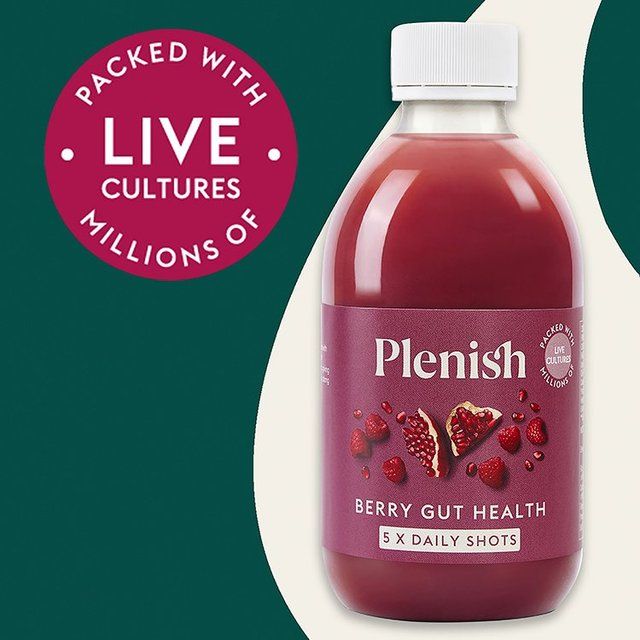 Plenish Berry Gut Health Dosing Bottle 5x Shots   300ml