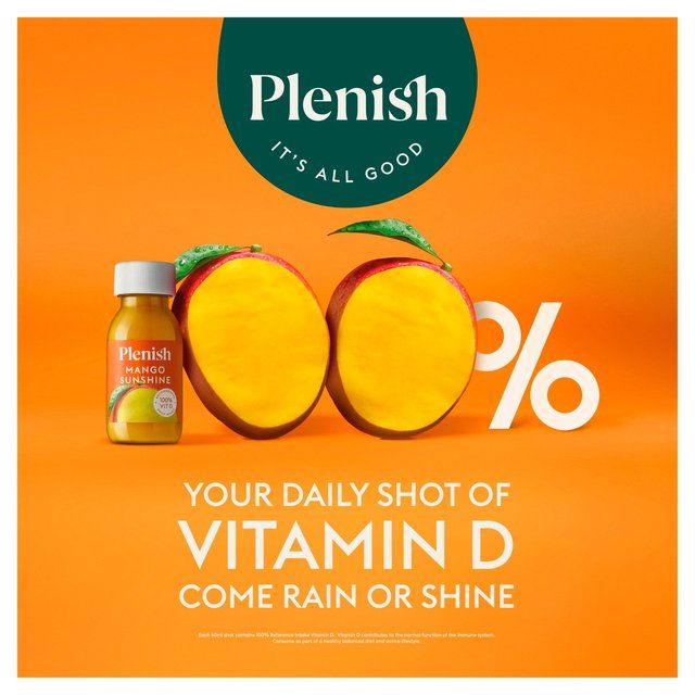 Plenish Mango Sunshine Dosing Bottle 5x Shots   300ml