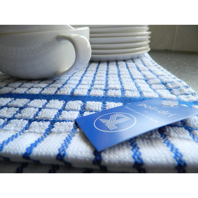 Poli-dri Cotton Tea Towel Blue 70cm