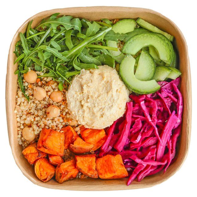 Pollen + Grace Mezze Houmous + Rainbow Veg Grain Bowl    275g