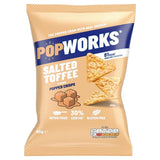 Popworks Salted Toffee Popped Crisps Sharing Bag   85g