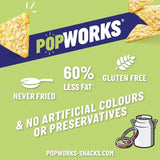 PopWorks Sour Cream &amp;amp; Onion Popped Crisps Sharing Bag   85g