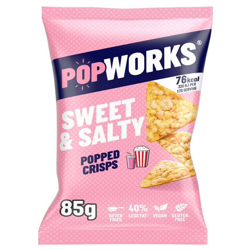 Popworks Sweet &amp;amp; Salty Popped Crisps