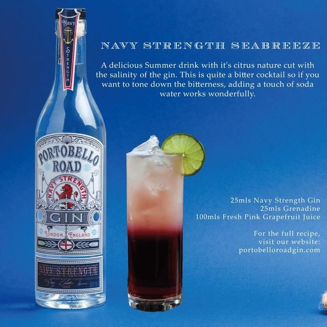 Portobello Road Navy Strength Gin   50cl