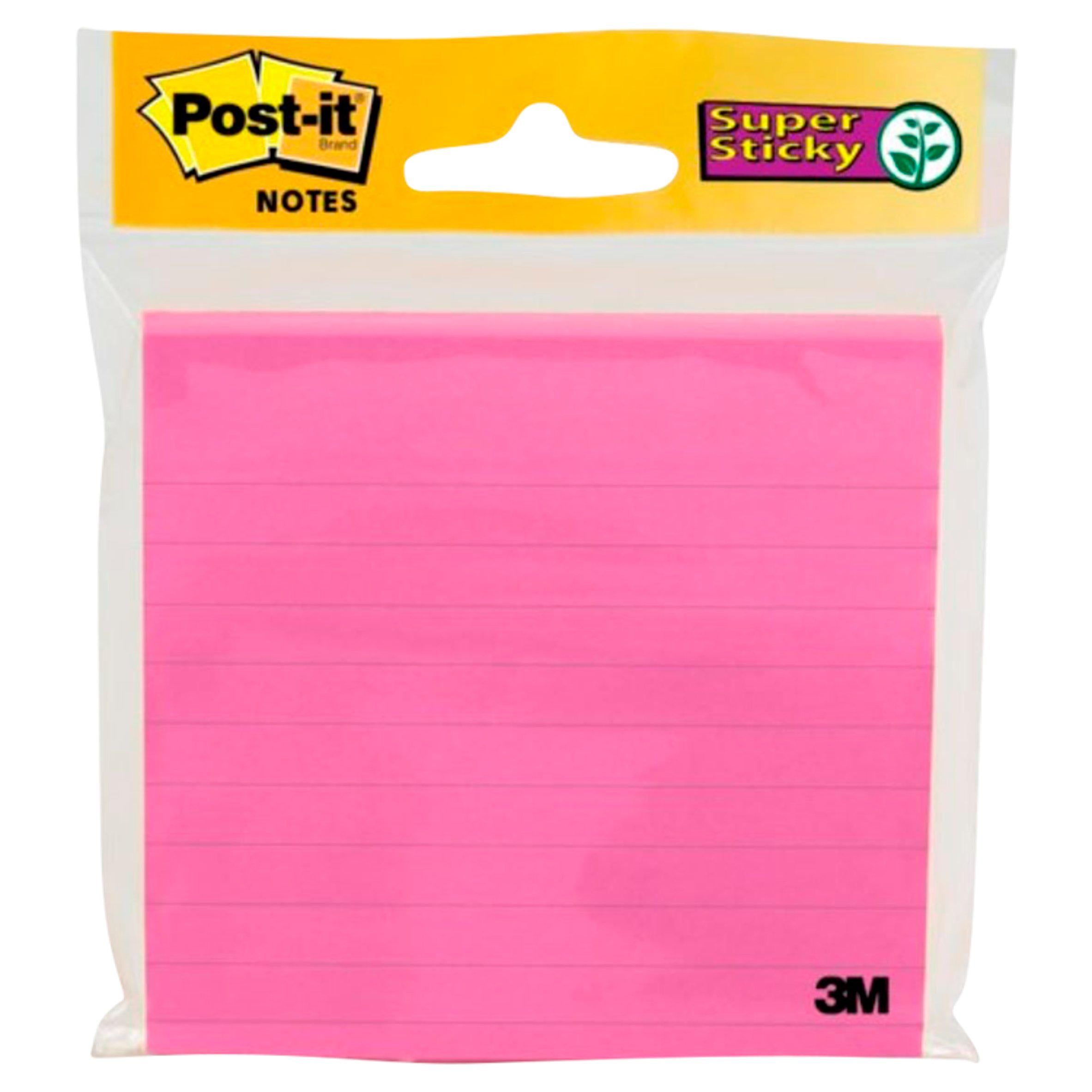 Post-it&amp;reg; Notes Super Sticky Lined Pads