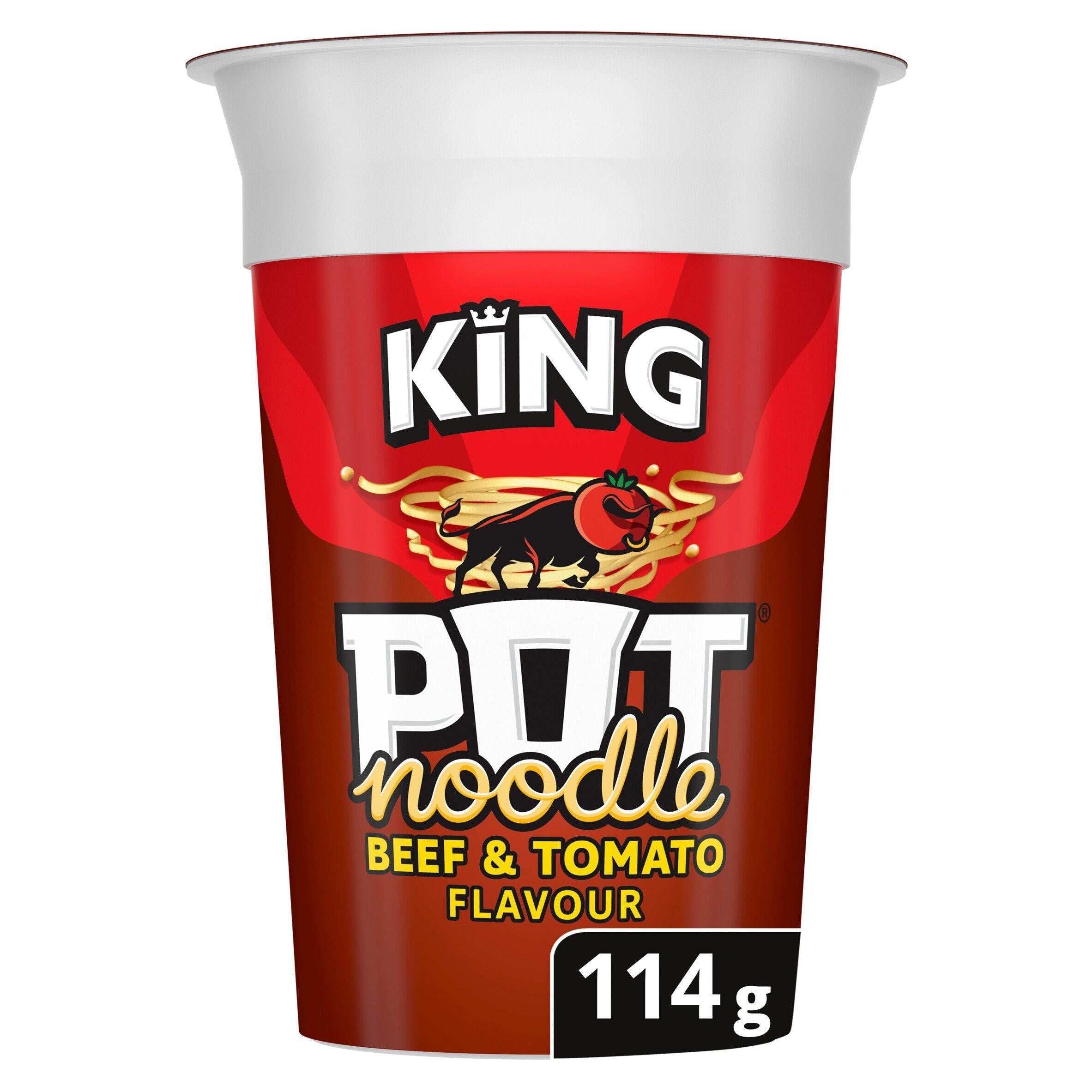 Pot Noodle King Pot Beef &amp;amp; Tomato 114g