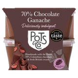 Pots &amp;amp; Co Little Pots of 70% Chocolate Ganache 4 x 50g