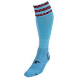 Precision Adult Pro Football Socks (7-11) Sky Blue/Maroon / 0.10EA