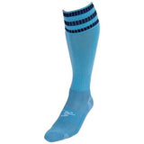 Precision Kids Pro Football Socks (3-6) Sky Blue/Navy / 1EA