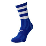 Precision Kids Pro Hooped Socks (8 -11) Royal Blue/White / 1EA