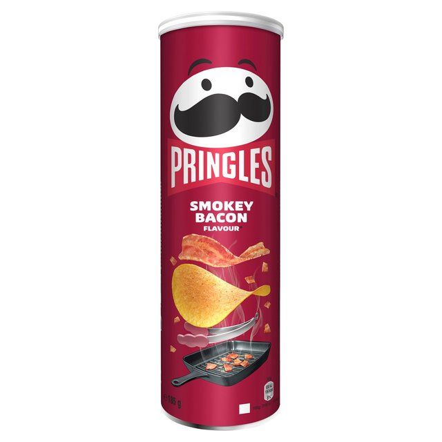 Pringles Smokey Bacon Flavour Sharing Crisps   185g
