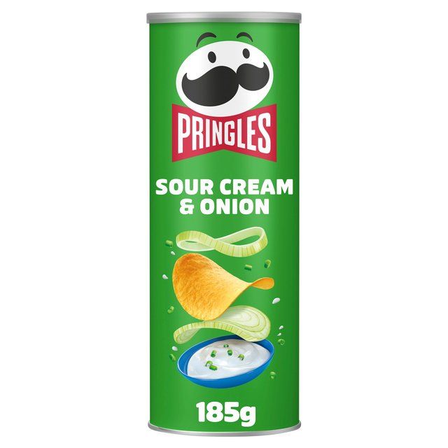 Pringles Sour Cream &amp;amp; Onion Sharing Crisps   185g