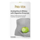 Pro-ven Biotics Acidophilus &amp;amp; Bifidus With Digestive Enzymes 30 Capsules