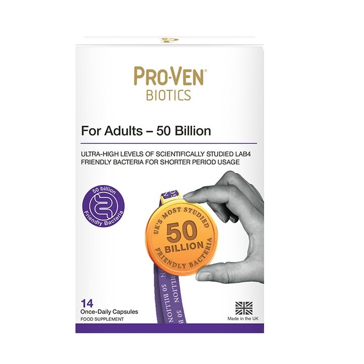 Pro-ven Biotics Adult Acidophilus &amp;amp; Bifidus 50 Billion 14 Capsules