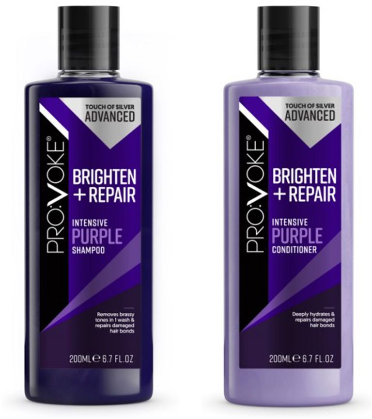 PRO:VOKE Advance Brighten &amp;amp; Repair Purple Shampoo &amp;amp; Conditioner