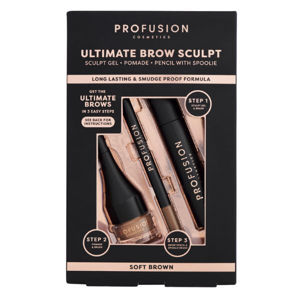 Profusion Cosmetics Ultimate Brow Sculpt | Blonde Soft Brown