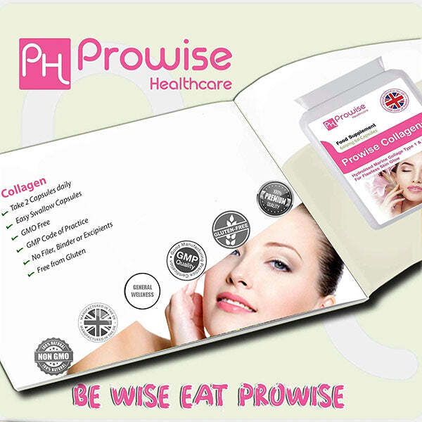 Prowise Marine Collagen Type 1 and Type 2 1200mg 60 Capsules