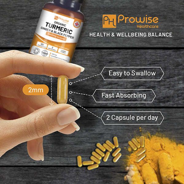 Prowise Organic Turmeric Ginger with Black Pepper 1440mg