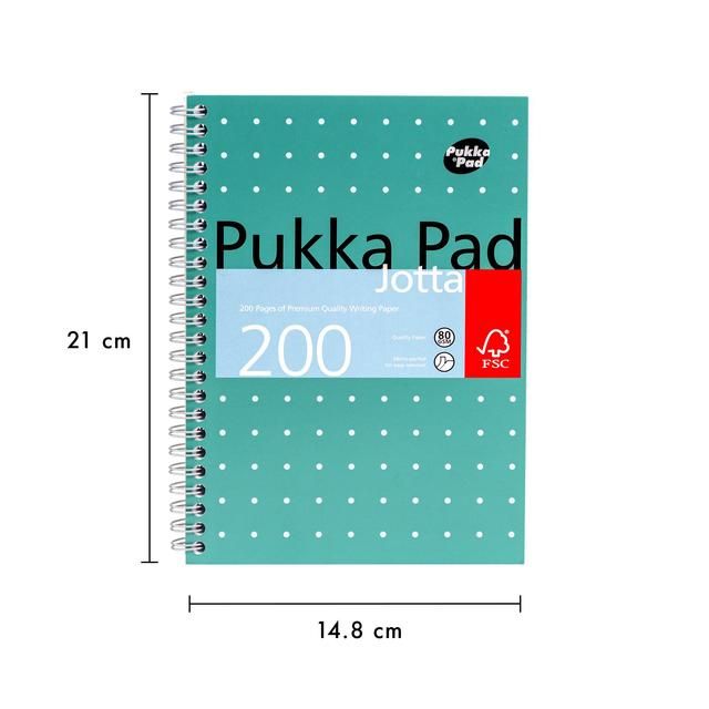 Pukka Pad A5 Metallic Green Jotta