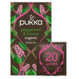 Pukka Peppermint &amp;amp; Licorice Tea Bags x20