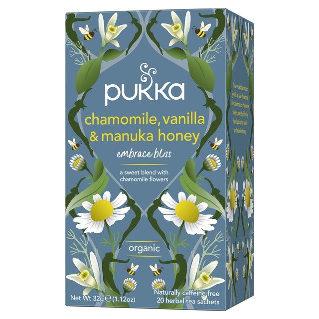 Pukka Tea Chamomile Vanilla &amp;amp; Manuka Honey Teabags   20 per pack