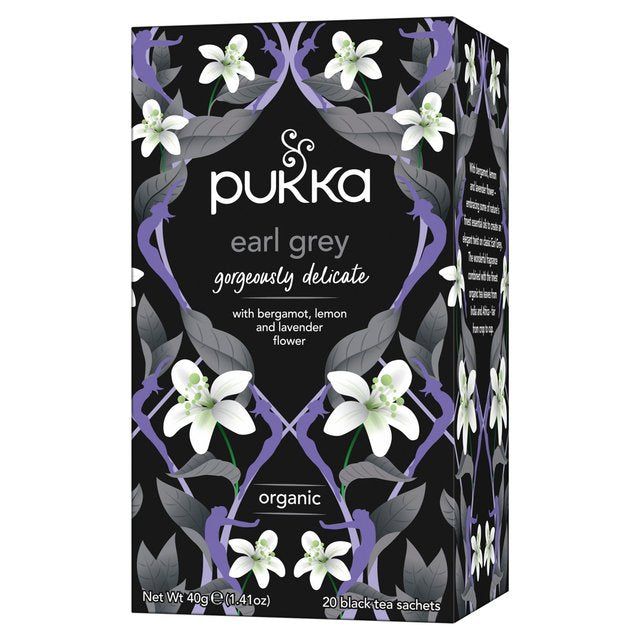 Pukka Tea Herbs Gorgeous Earl Grey Tea Bags   20 per pack