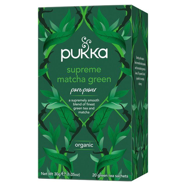 Pukka Tea Herbs Supreme Green Matcha Tea Bags   20 per pack