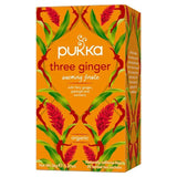 Pukka Tea Organic Three Ginger Tea Bags   20 per pack