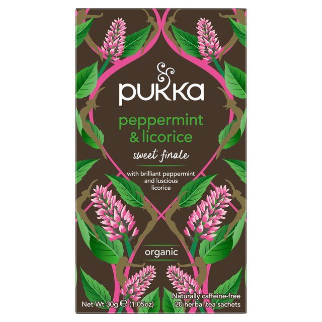 Pukka Tea Peppermint &amp;amp; Licorice Tea Bags   20 per pack