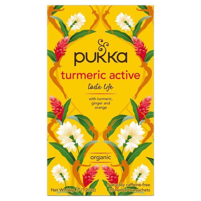 Pukka Tea Turmeric Active Herbal Tea Bags   20 per pack