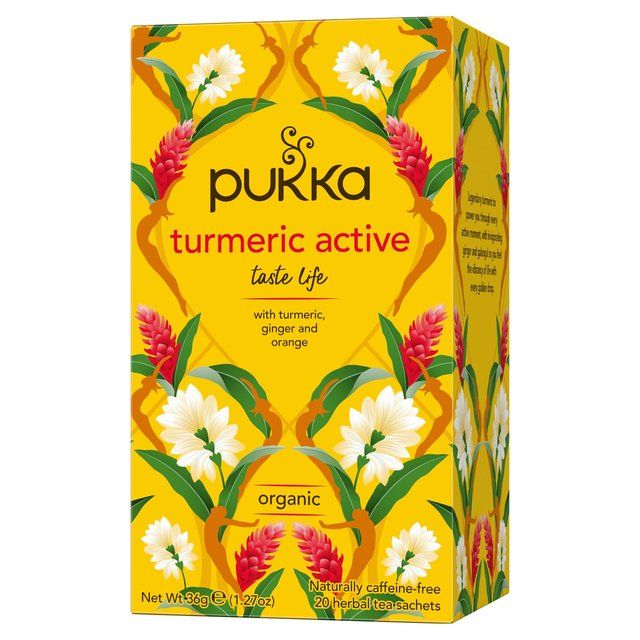 Pukka Tea Turmeric Active Herbal Tea Bags   20 per pack