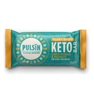 Pulsin Keto protein Bar Chocolate &amp;amp; Fudge - 50g