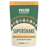 Pulsin Vitality Vanilla Matcha Supershake Protein Powder    300g