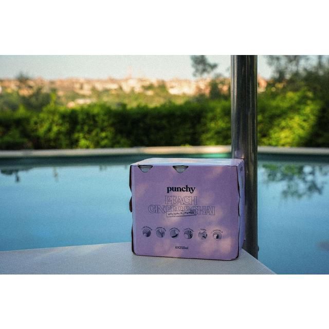 Punchy Peach Ginger &amp;amp; Chai   250ml
