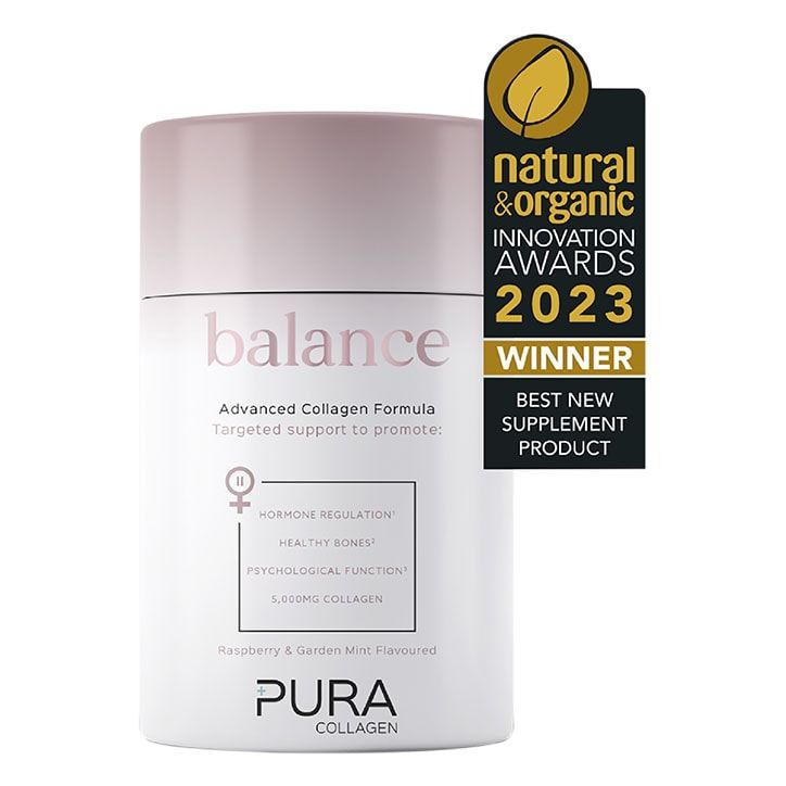 Pura Collagen Advanced Formula Raspberry &amp;amp; Garden Mint 224g
