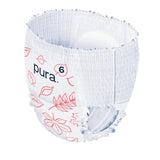 Pura Eco Nappy Pants Size 6 (14Kg+) Mega Pack   6 x 18 per pack