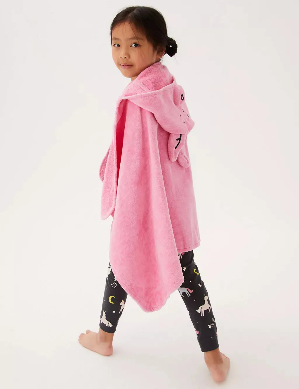 Pure Cotton Percy Pig&amp;trade; Kids Hooded Towel
