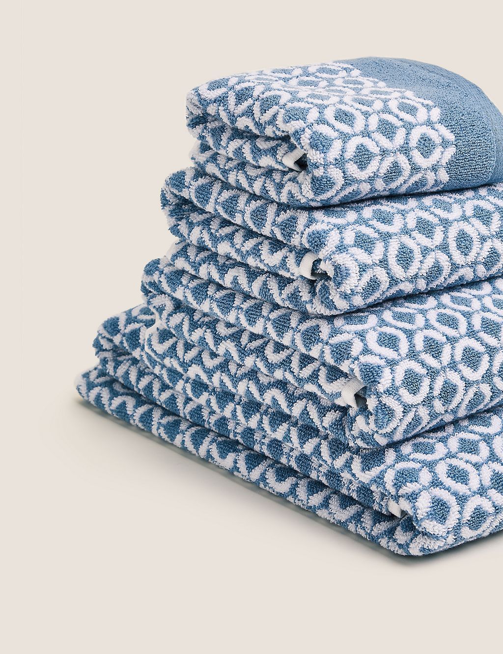 Pure Cotton Repeat Links Towel
