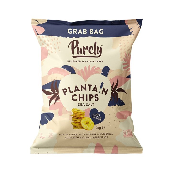 Purely Plantain Chips Nice &amp;amp; Spicy 28g Sea Salt