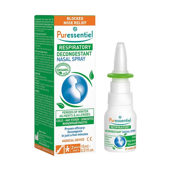 Puressentiel Respiratory Decongestant Nasal Spray 15ml