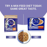 Purina One Mini Fillets Chicken &amp;amp; Beef Wet Cat Food   8 x 85g